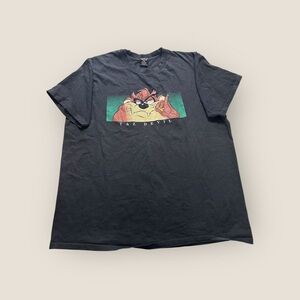 Vintage Looney Tunes black cotton t-shirt Size XXL black